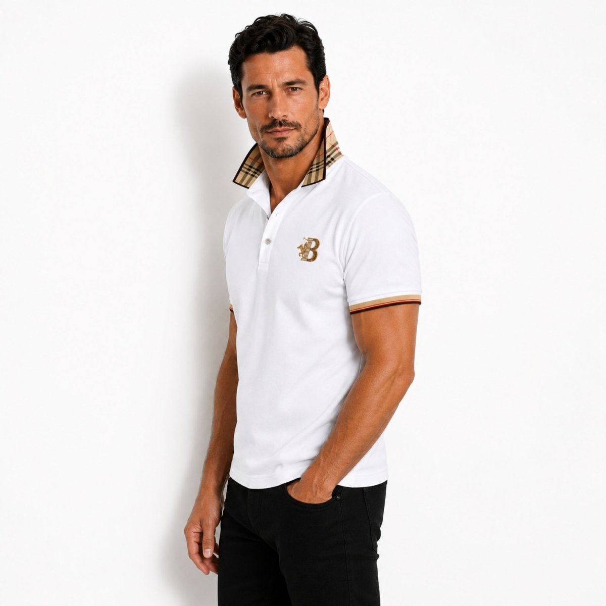 Brooks - Men's Embroidered Crest Piqué Polo