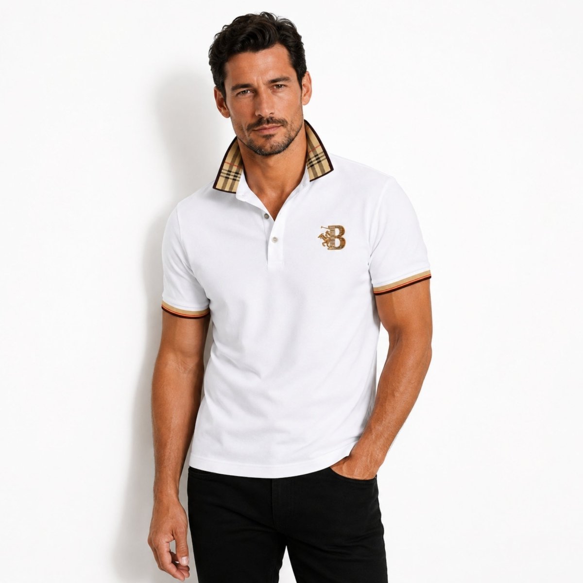 Brooks - Men's Embroidered Crest Piqué Polo