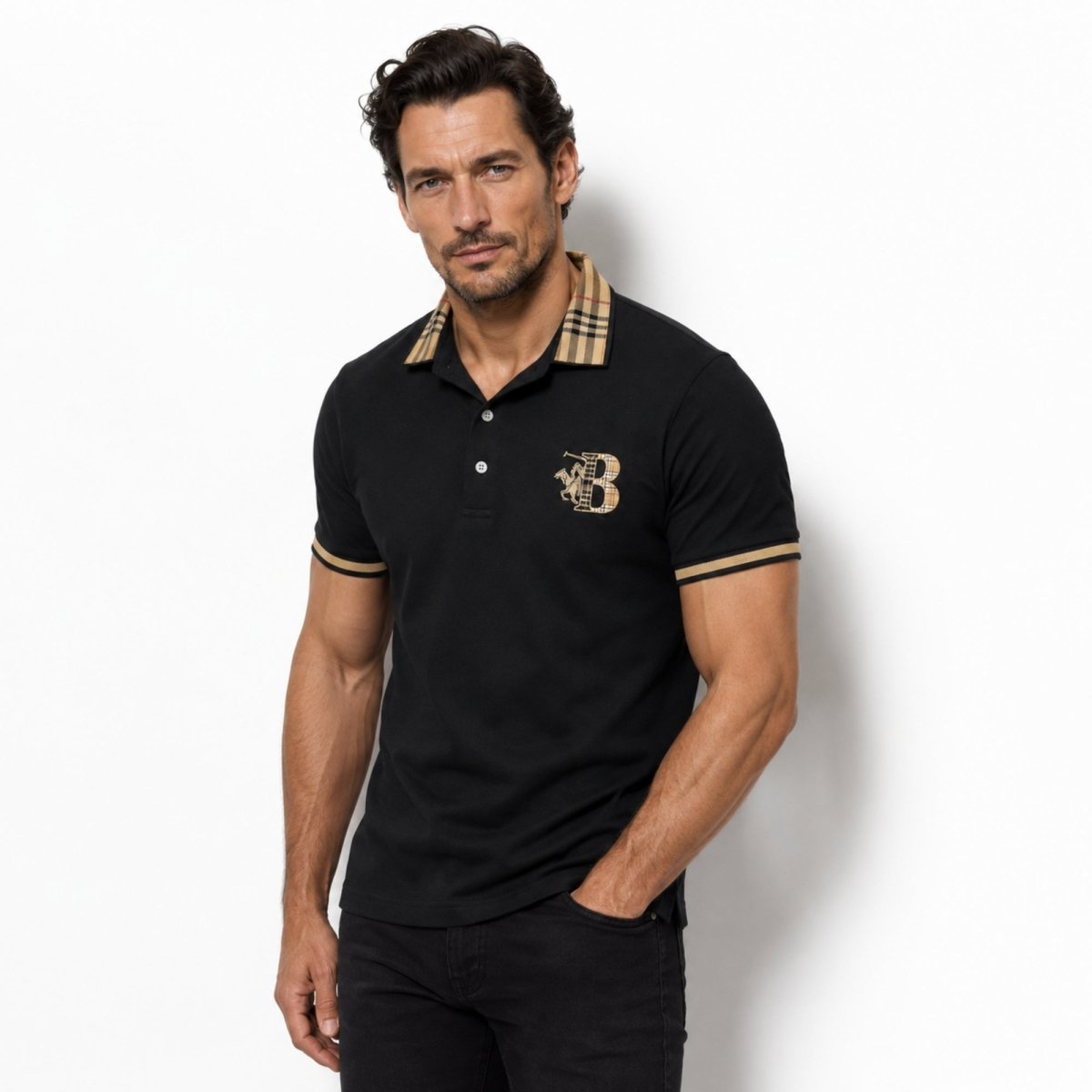 Brooks - Men's Embroidered Crest Piqué Polo