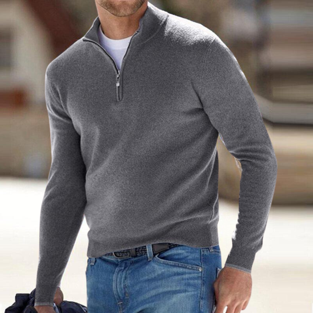 Harron - Men's Half-Zip Knit Pullover