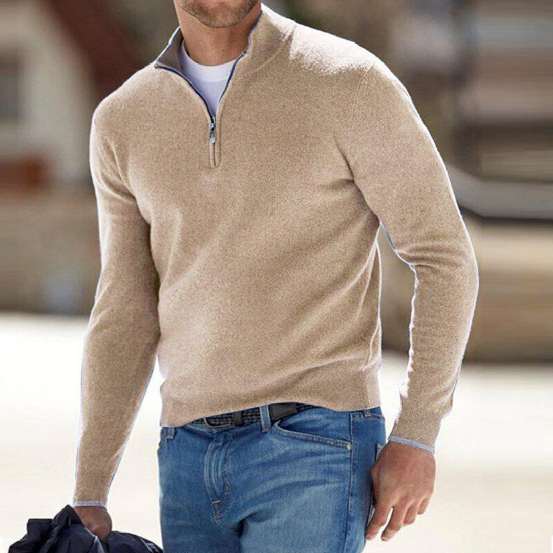 Harron - Men's Half-Zip Knit Pullover