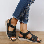 Hana - Women's Orthopedic Vintage Leather Sandals