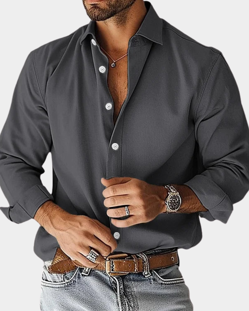 Tyson - Men's Long-Sleeve Button-Up Shirt