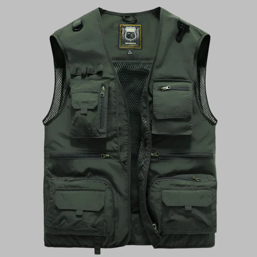 Men's Multi-Pocket Utility Vest