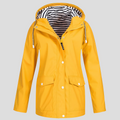 Women's Water-Resistant Hooded Rain Jacket