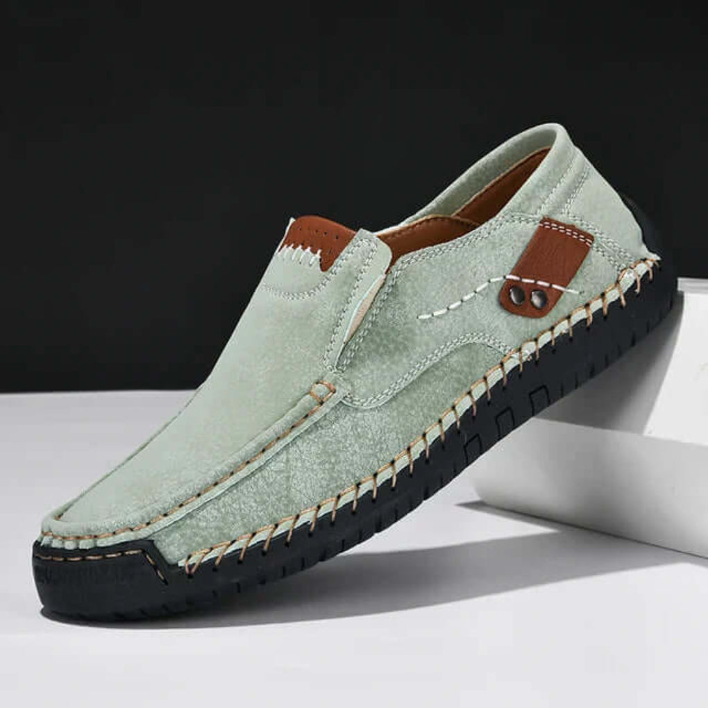 Men's Hand-Stitched Slip-On Shoes