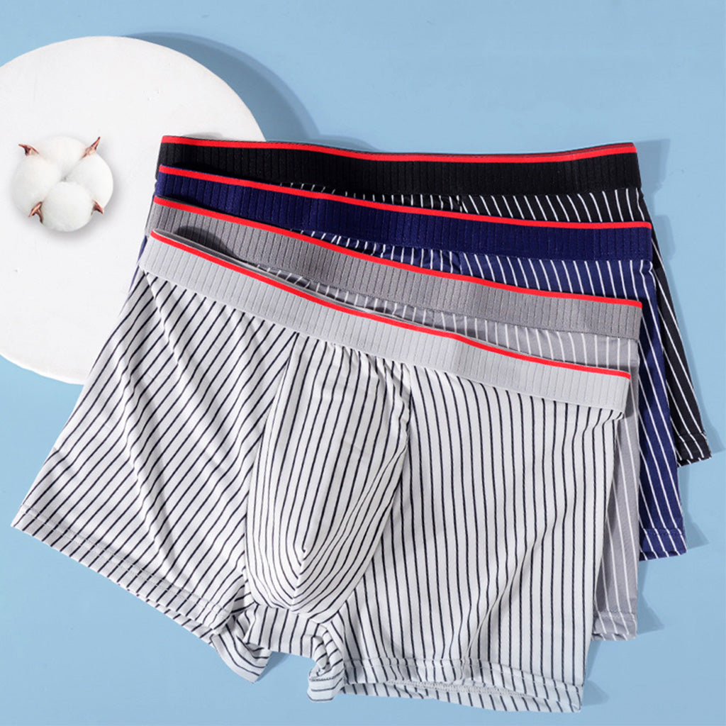 Men's Comfort-Fit Ribbed Boxer Briefs (Multipack)