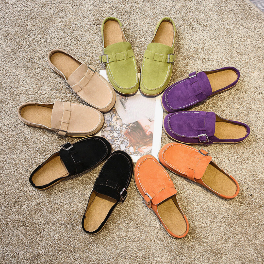 Esme - Women's Suede Retro Slip-On Loafers