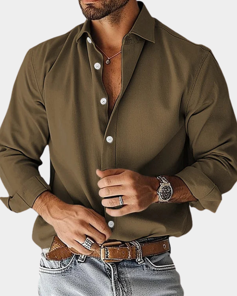 Tyson - Men's Long-Sleeve Button-Up Shirt