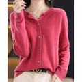 Women's Merino Wool Blend Cardigan