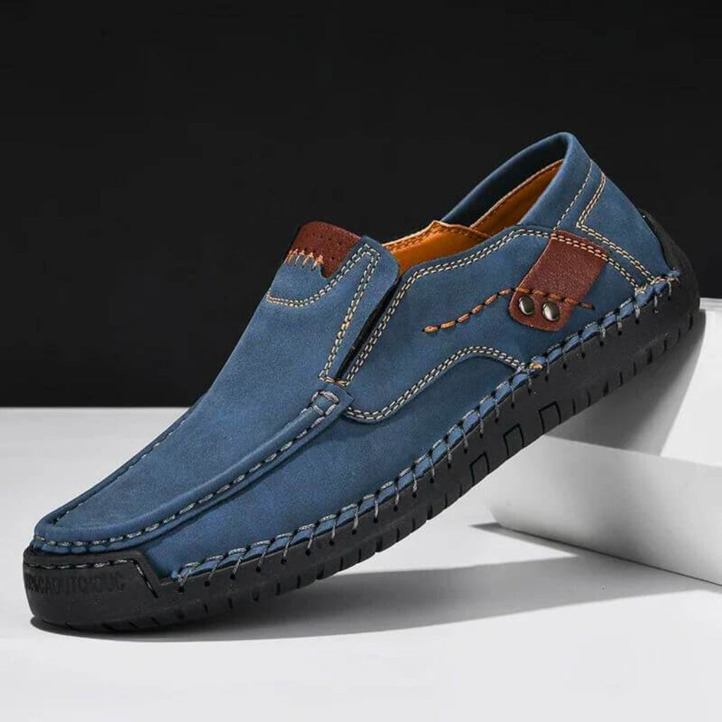 Men's Hand-Stitched Slip-On Shoes