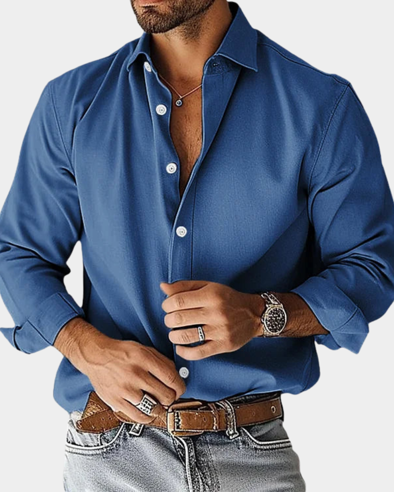 Tyson - Men's Long-Sleeve Button-Up Shirt