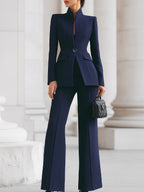 Pearl - Women's Tailored Blazer & Wide Leg Trouser Suit Set