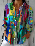Elin - Women's Printed Cotton Shirt