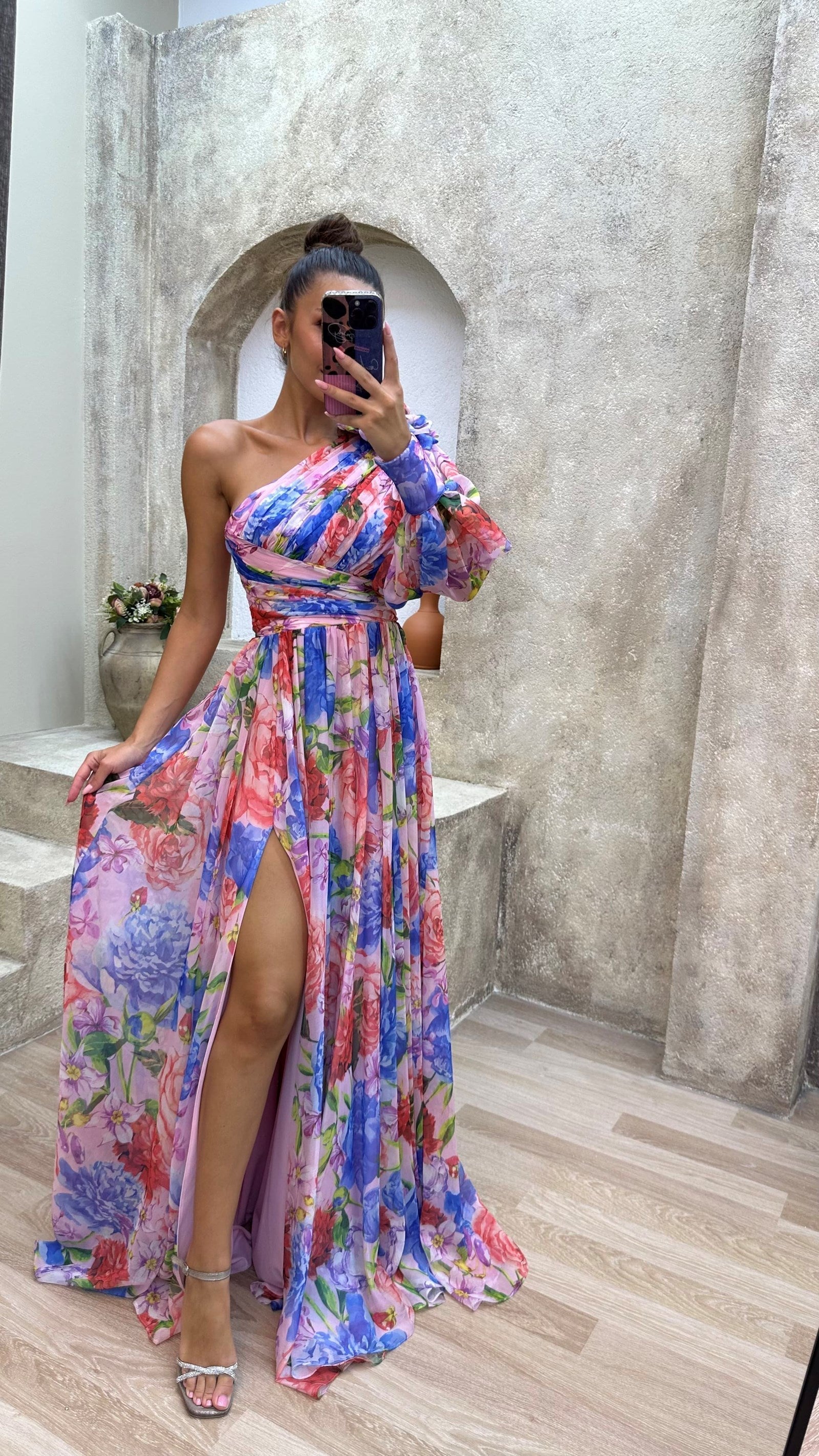 Liana - Women's Off-Shoulder Flowy Summer Dress