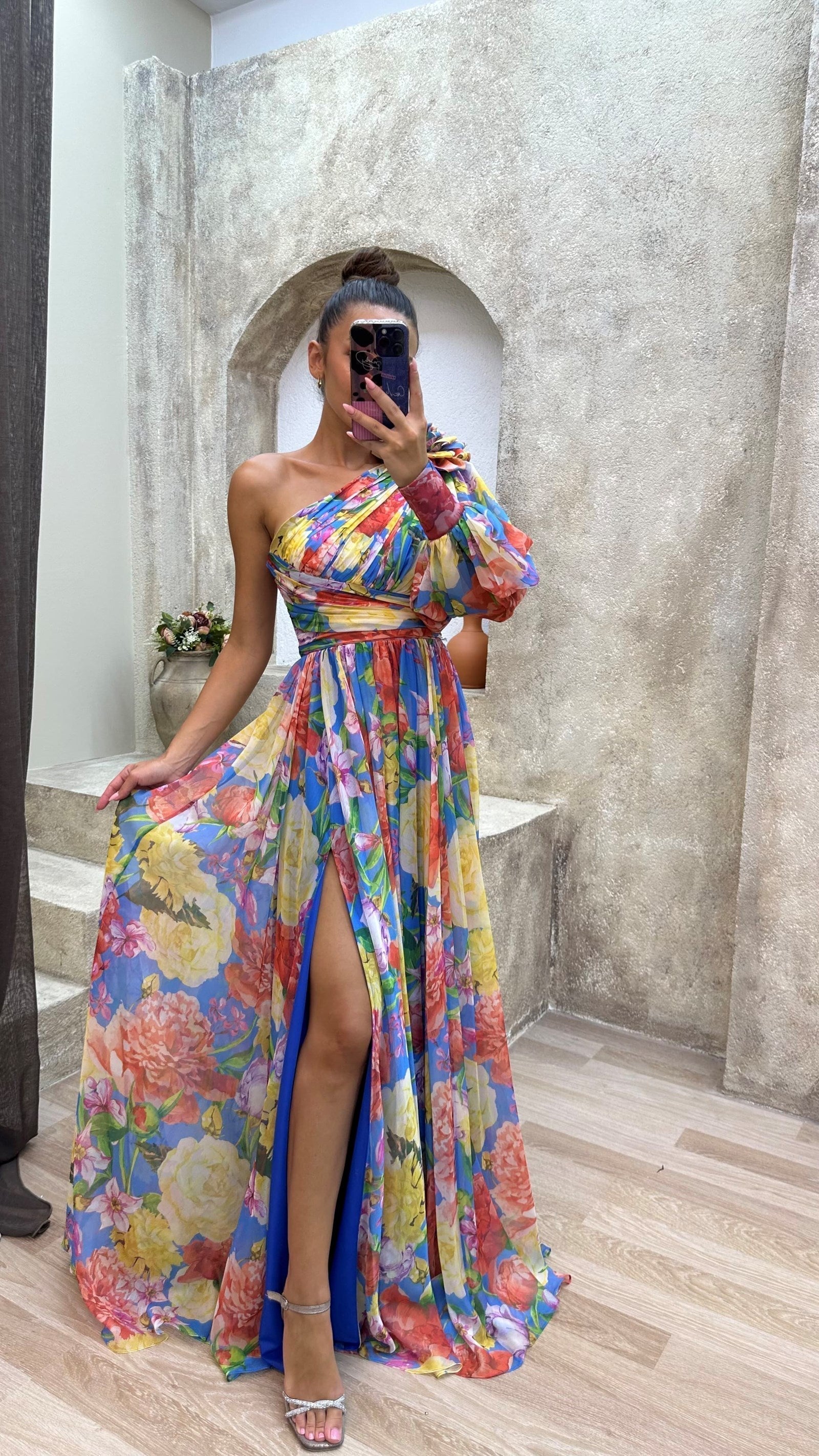 Liana - Women's Off-Shoulder Flowy Summer Dress
