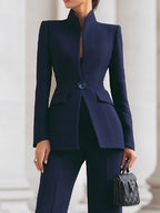 Pearl - Women's Tailored Blazer & Wide Leg Trouser Suit Set