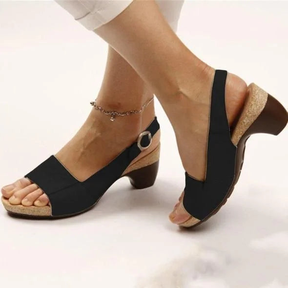 Gigi - Women's Orthopedic Block Heel Sandals