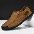 Men's Hand-Stitched Slip-On Shoes