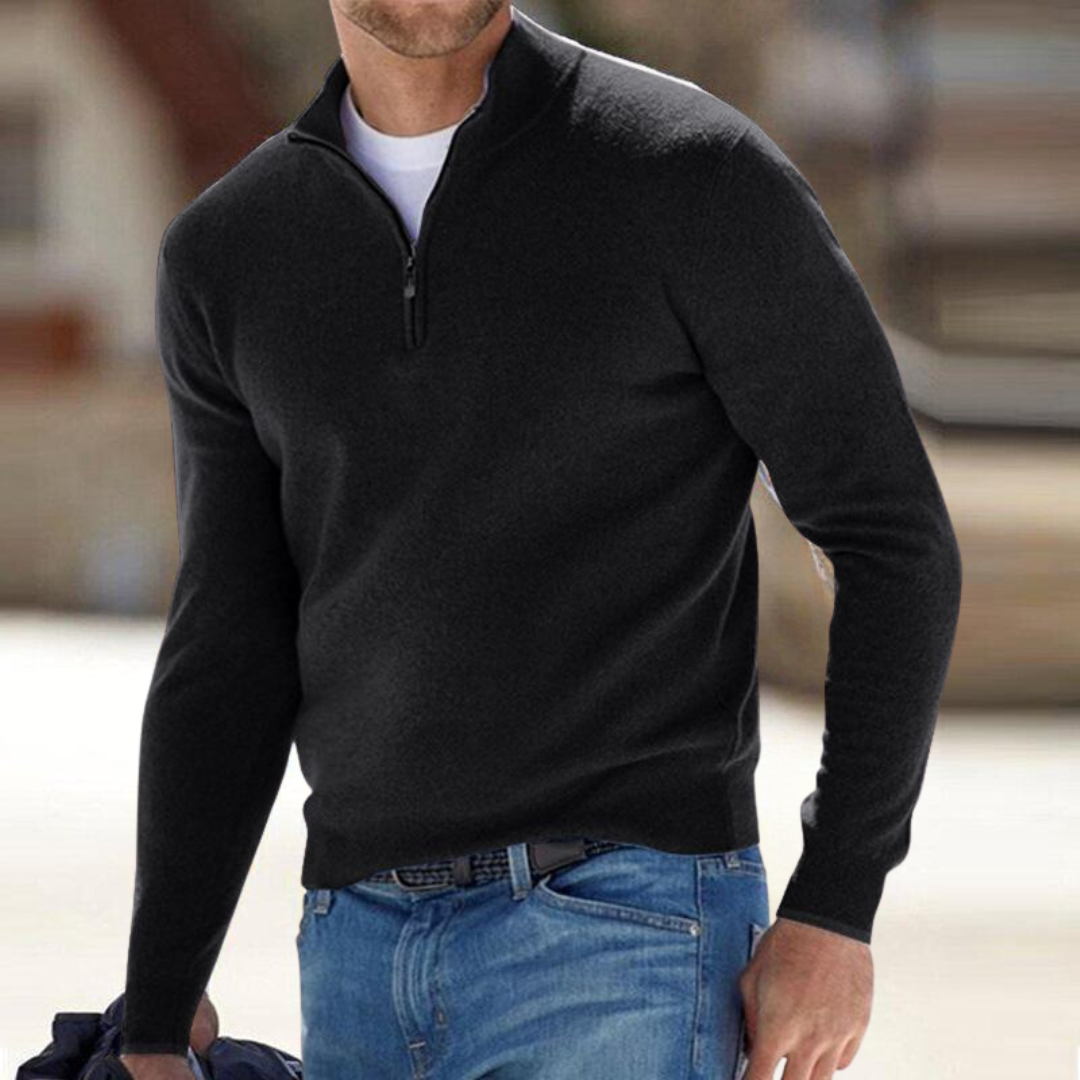 Harron - Men's Half-Zip Knit Pullover