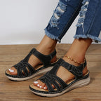 Hana - Women's Orthopedic Vintage Leather Sandals
