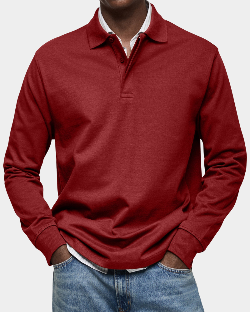 Wilson - Men's Long-Sleeve Polo Shirt