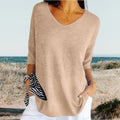 Tess - Women's V-Neck Sleeveless Summer Top