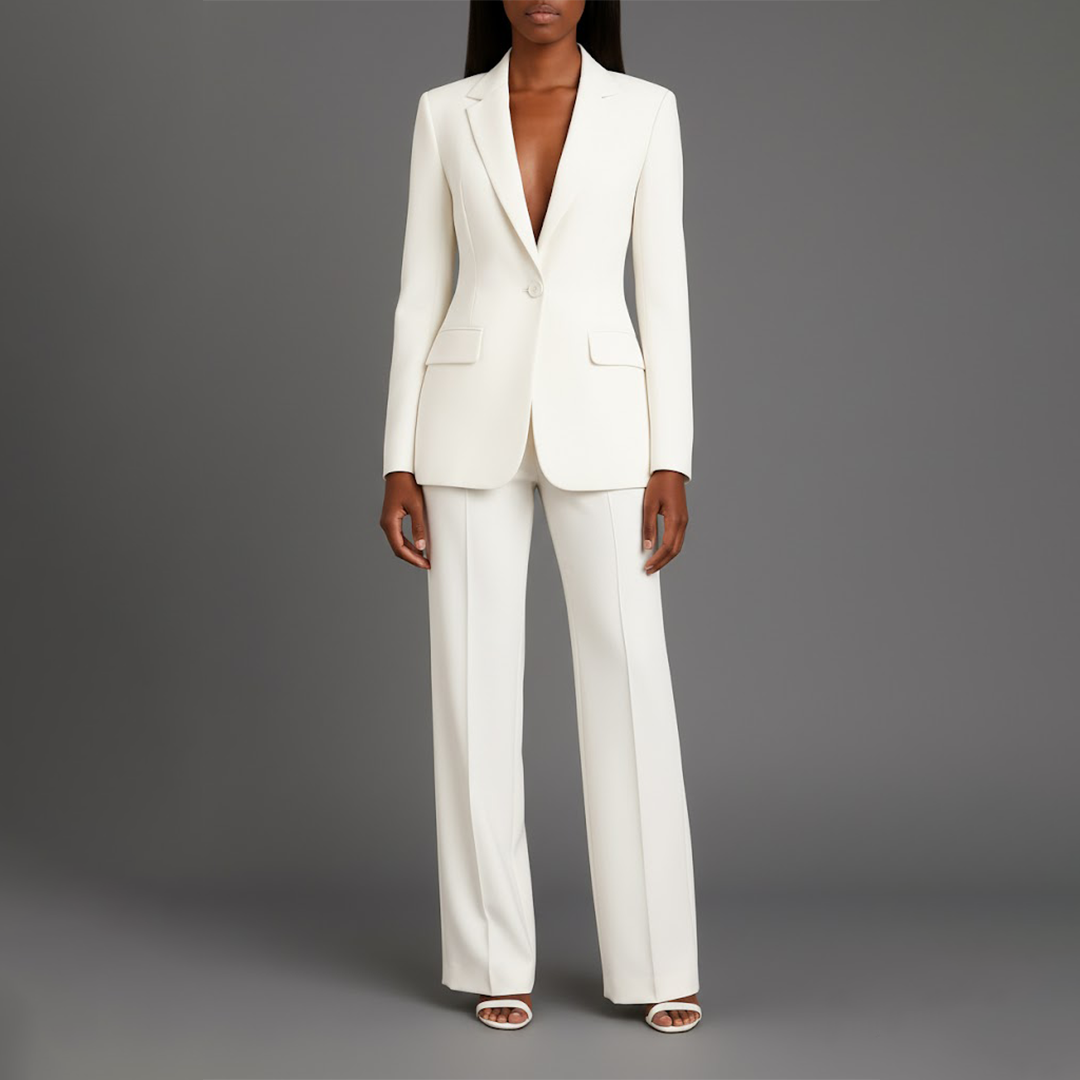 Christi - Women's Tailored Two-Piece Suit Set