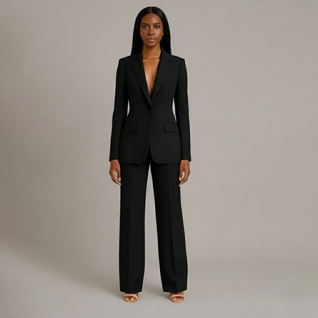 Christi - Women's Tailored Two-Piece Suit Set
