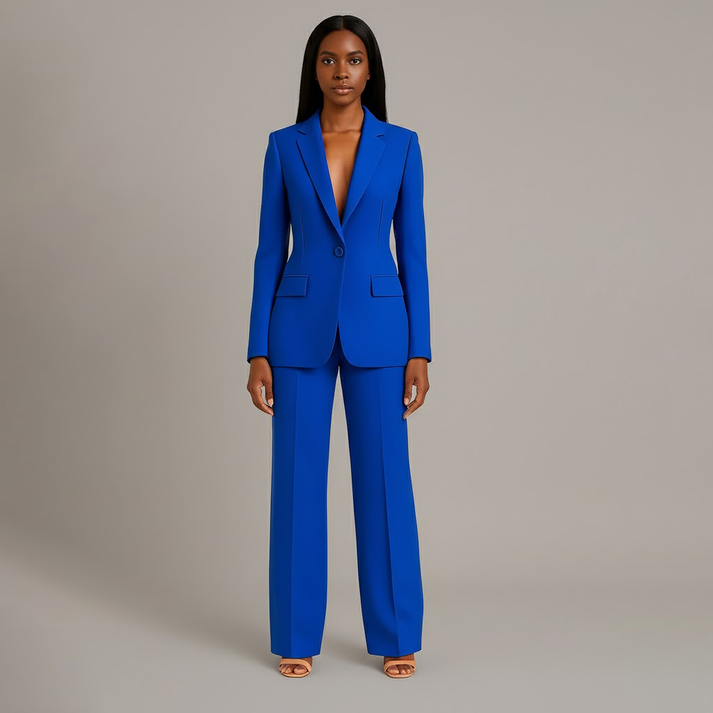 Christi - Women's Tailored Two-Piece Suit Set