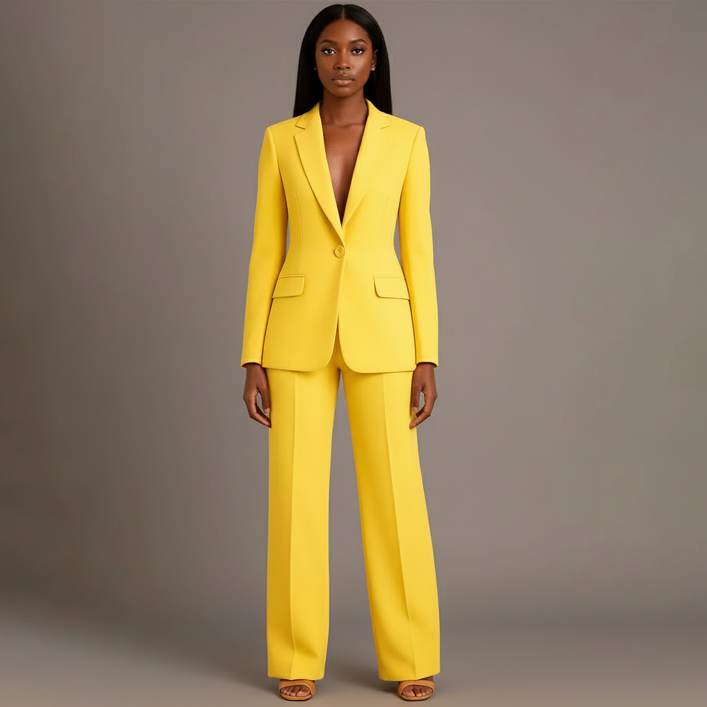 Christi - Women's Tailored Two-Piece Suit Set