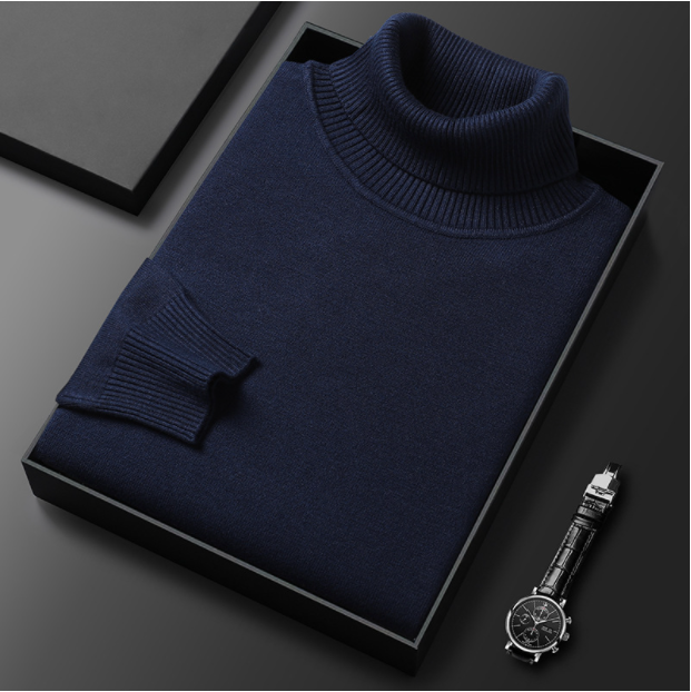 Emiel - Men's Knit Roll-Neck Sweater