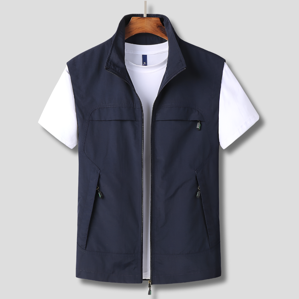 Men's Quick-Dry Stand-Collar Vest