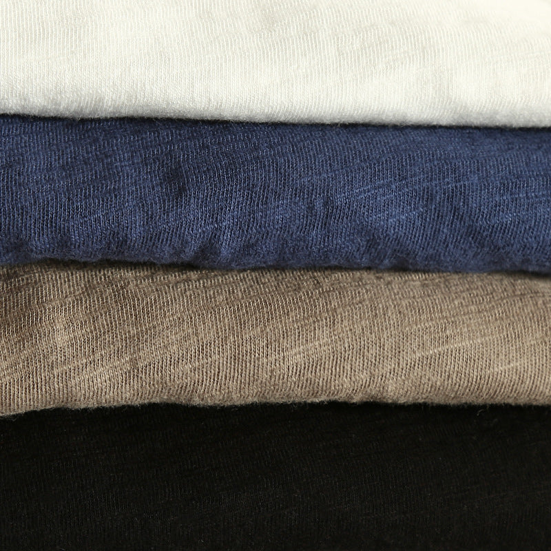 Riku - Men's Layered V-Neck Long Sleeve Shirt