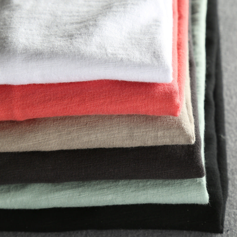Toshiro - Men's Slub Cotton Long Sleeve Tee