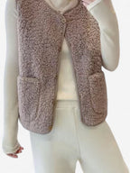 Amelie - Women's Sleeveless Button Down Gilet Vest