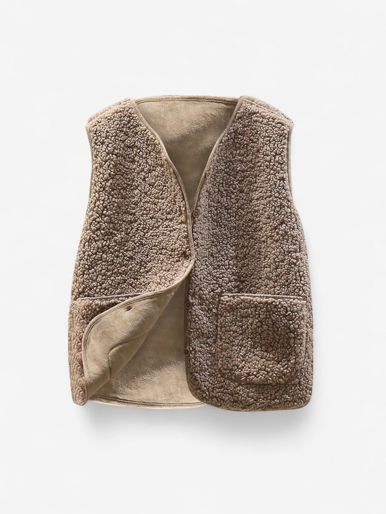 Amelie - Women's Sleeveless Button Down Gilet Vest