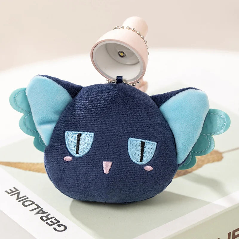 Kawaii Winged Cat Plush Keychain Cute Anime Stuffed Animal Bag Charm Pendant