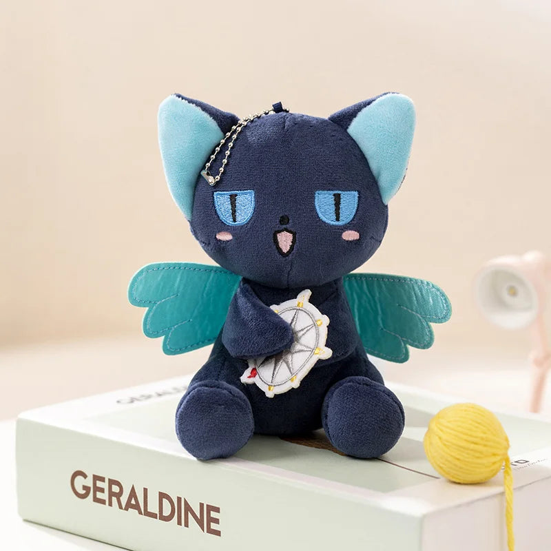 Kawaii Winged Cat Plush Keychain Cute Anime Stuffed Animal Bag Charm Pendant