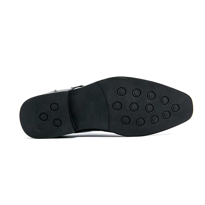 Ashford - Men's Monk Strap Leather Dress Shoes
