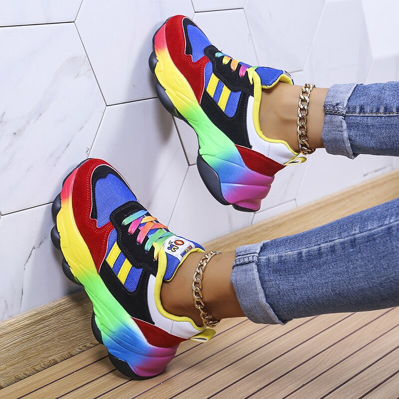 Calla - Women's Orthopedic Multicolor Slip-On Sneakers