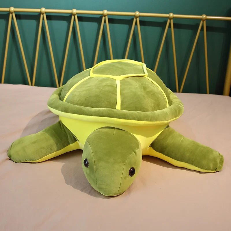 Sea Turtle Plush Toy Cute Stuffed Animal Tortoise Pillow Soft Kawaii Gift 35cm