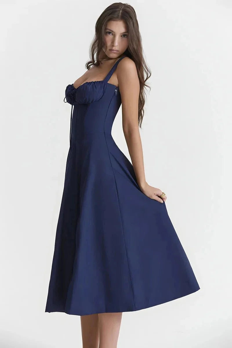 Linsay - Women's Corset Midi Sundress