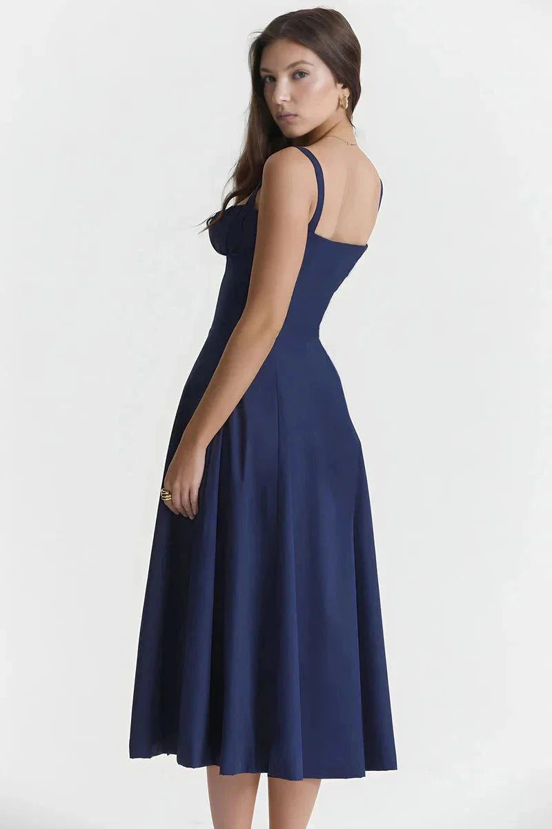 Linsay - Women's Corset Midi Sundress