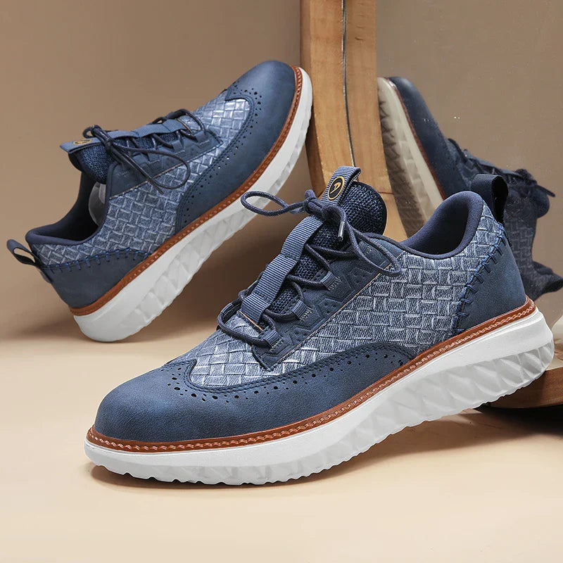 Oxford Ridge - Men's Brogue Leather Sneakers