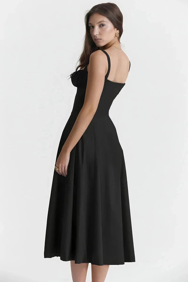 Linsay - Women's Corset Midi Sundress