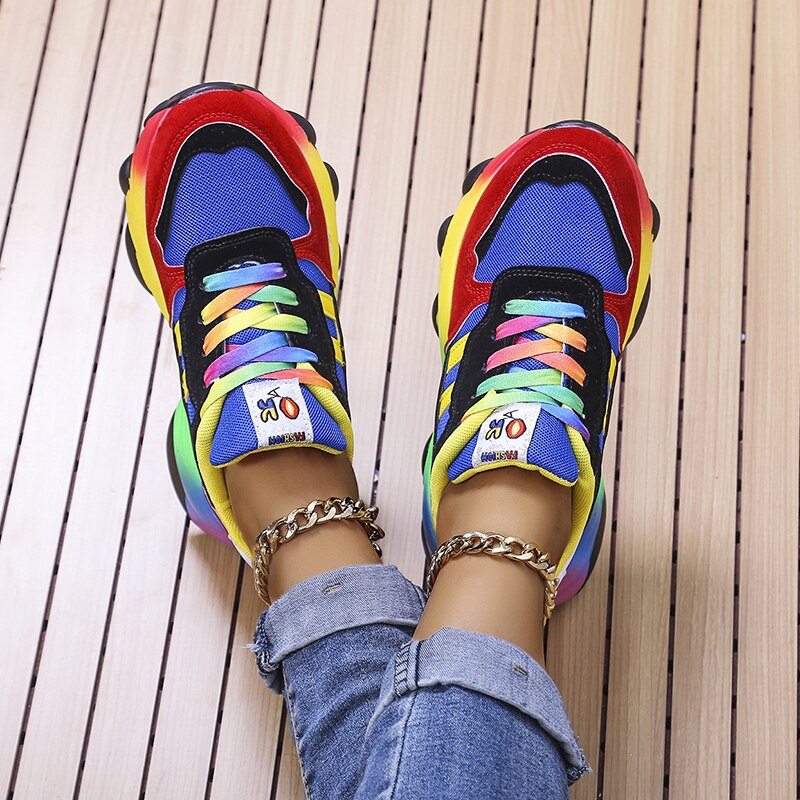 Calla - Women's Orthopedic Multicolor Slip-On Sneakers