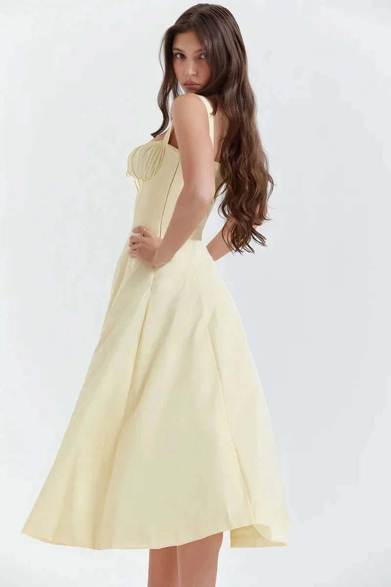 Linsay - Women's Corset Midi Sundress