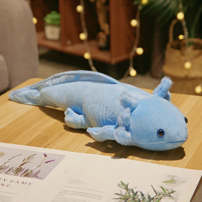 Axolotl Plush Toy Cute Stuffed Animal Salamander Pillow Soft Kawaii Gift 45cm