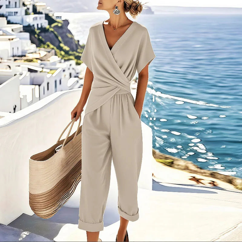 Women's Elegant Two-Piece Set - Top and Skirt Matching Set